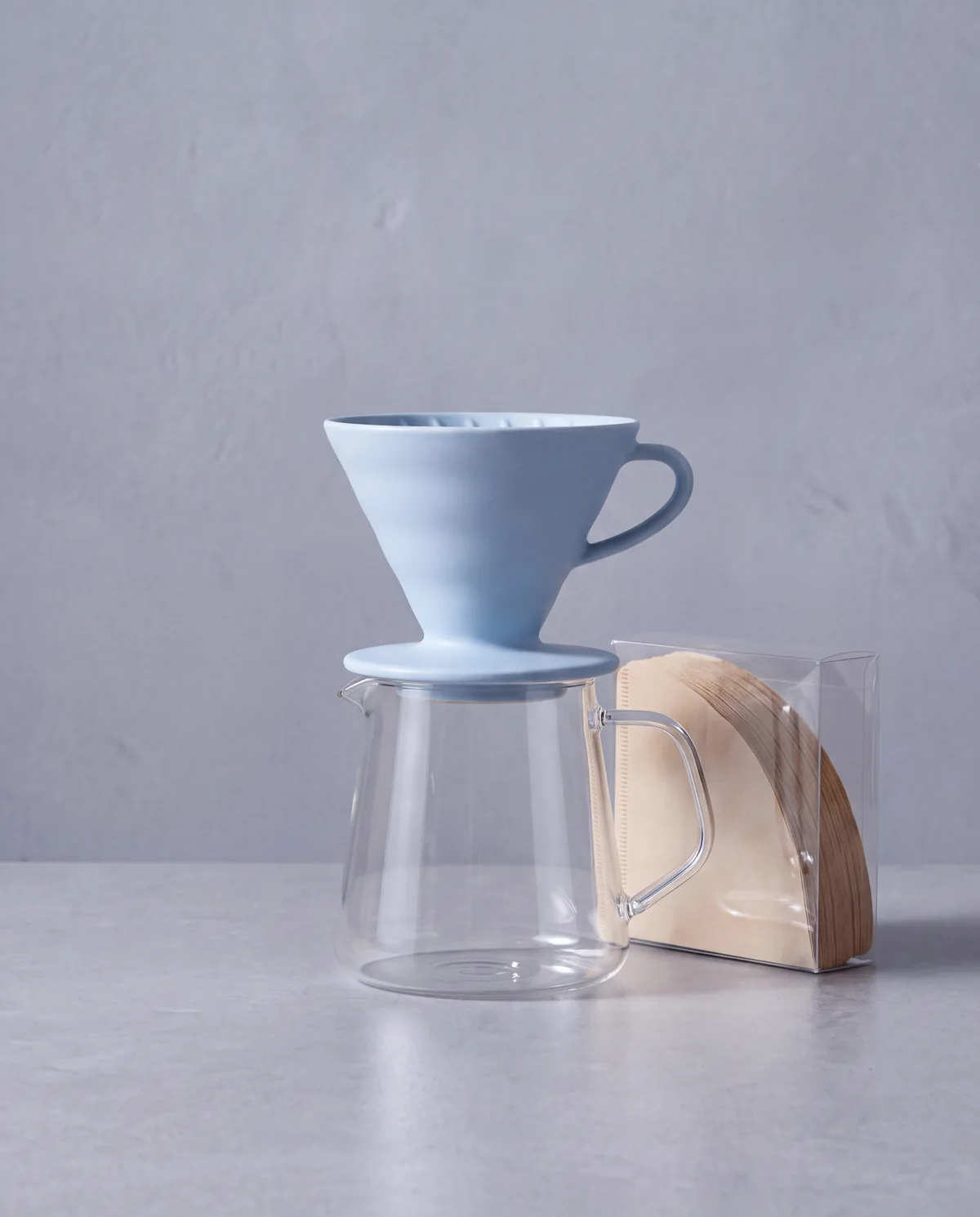 Ceramic Pour-Over Set, 3-part set