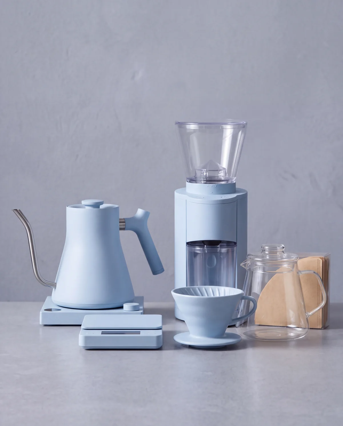 Electric Pour-Over Station, 6-part set